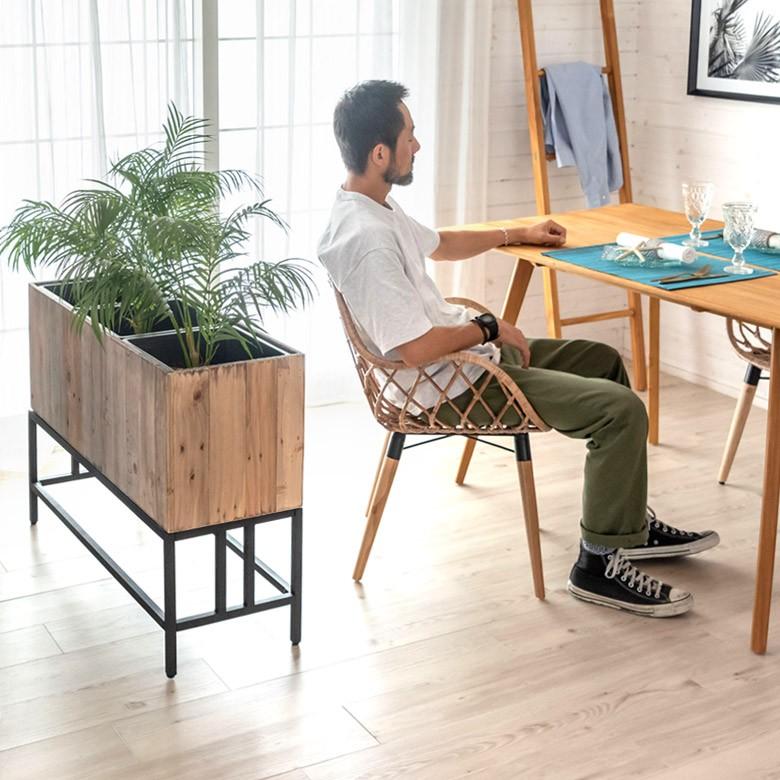 プランタースタンド 33.5×93.5×33.5 Mサイズ 7号用 3連型