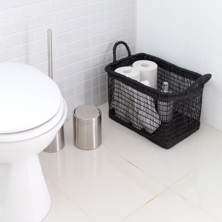 バスケット かご シーグラス 透かし編みバスケット ブラック Lサイズ 幅40cm スクエア 透かし編み 小物収納 かご かごバスケット 収納かご アジアン雑貨 51215 | ELEMENTS（インテリア） | 15