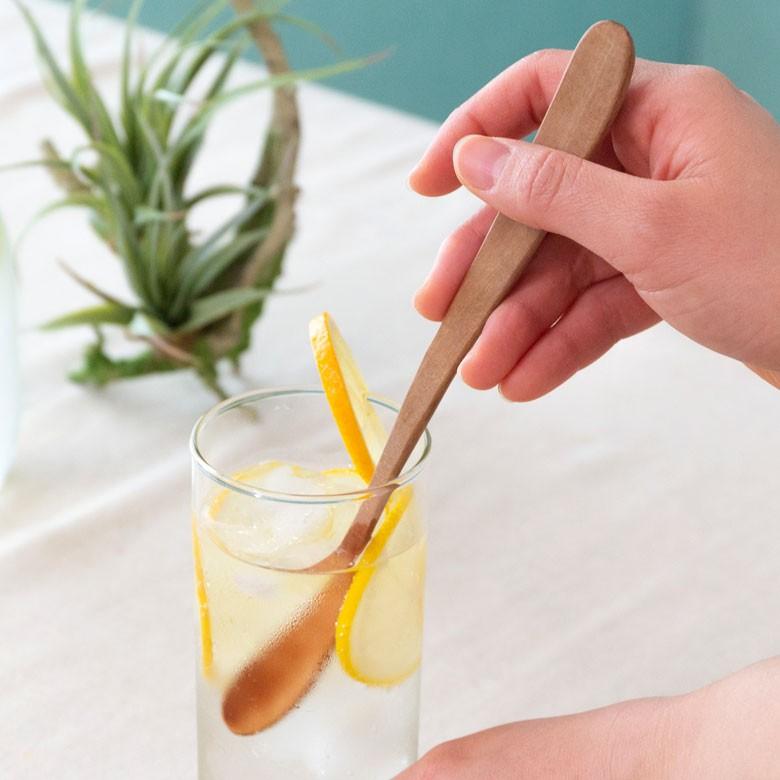 マドラースプーン 育てる木のカトラリー 天然木 ロンガンウッド 竜眼 無塗装 ハンドメイド キッチン おしゃれ アジアン インテリア 雑貨 51224 | ブランド登録なし | 03