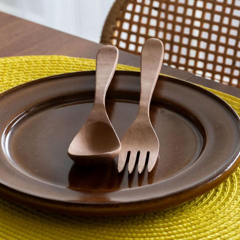 ディナーフォーク フォーク 育てる木のカトラリー 天然木 ロンガンウッド 竜眼 無塗装 ハンドメイド キッチン おしゃれ アジアン インテリア 雑貨 51225 | ブランド登録なし | 17