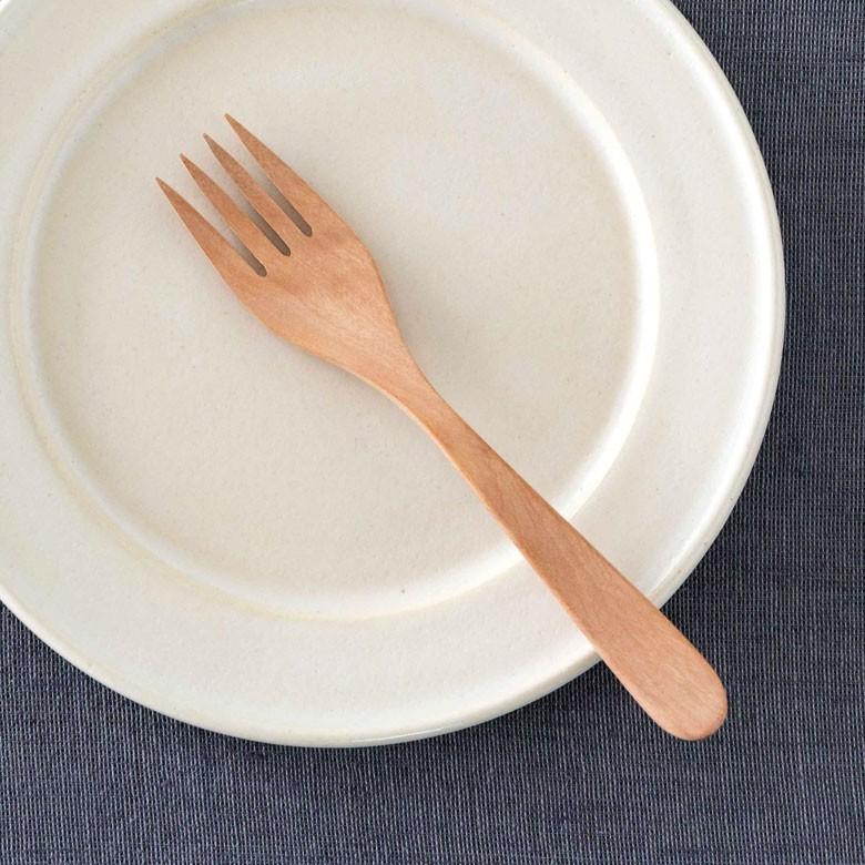 ディナーフォーク フォーク 育てる木のカトラリー 天然木 ロンガンウッド 竜眼 無塗装 ハンドメイド キッチン おしゃれ アジアン インテリア 雑貨 51225 | ブランド登録なし | 08