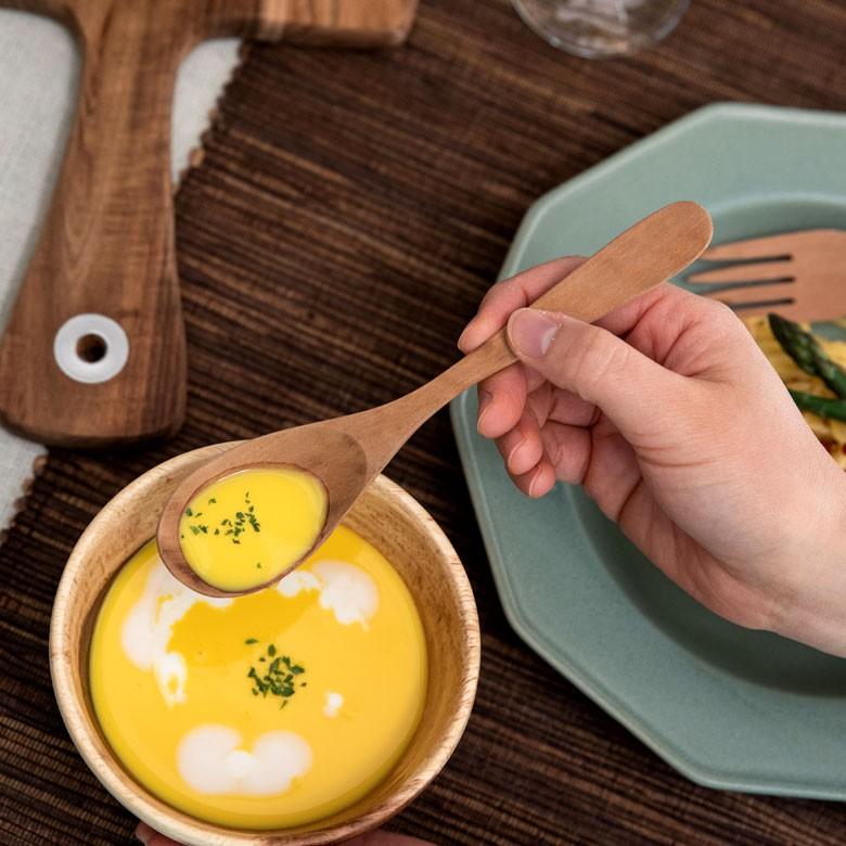 ディナースプーン スプーン 育てる木のカトラリー 天然木 ロンガンウッド 竜眼 無塗装 ハンドメイド キッチン  おしゃれ アジアン インテリア 雑貨 51226 | ブランド登録なし | 08