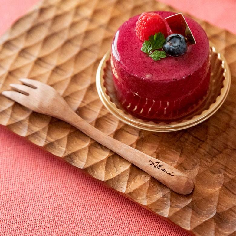 デザートフォーク フォーク 育てる木のカトラリー 天然木 ロンガンウッド 竜眼 無塗装 ハンドメイド キッチン  おしゃれ アジアン インテリア 雑貨 51227 | ブランド登録なし | 02