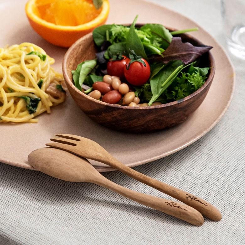 デザートフォーク フォーク 育てる木のカトラリー 天然木 ロンガンウッド 竜眼 無塗装 ハンドメイド キッチン  おしゃれ アジアン インテリア 雑貨 51227 | ブランド登録なし | 03