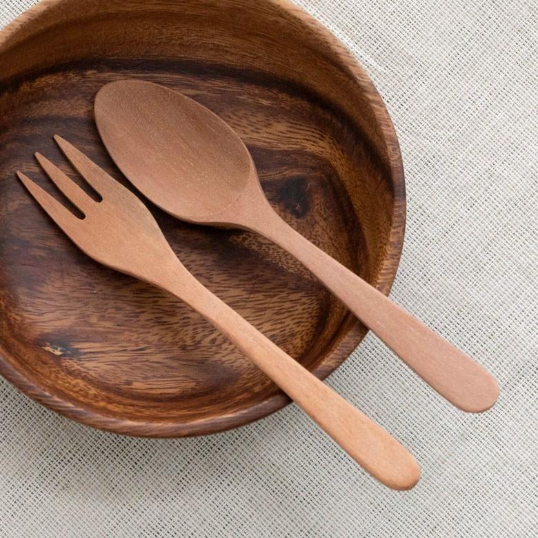 ティースプーン スプーン 育てる木のカトラリー 天然木 ロンガンウッド 竜眼 無塗装 ハンドメイド キッチン  おしゃれ アジアン インテリア 雑貨 51228 | ブランド登録なし | 16