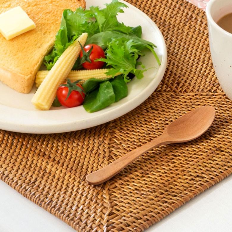 ティースプーン スプーン 育てる木のカトラリー 天然木 ロンガンウッド 竜眼 無塗装 ハンドメイド キッチン  おしゃれ アジアン インテリア 雑貨 51228 | ブランド登録なし | 02