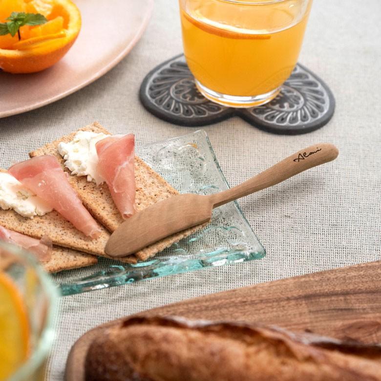 バターナイフ 育てる木のカトラリー 天然木 ロンガンウッド 竜眼 無塗装 ハンドメイド キッチン雑貨 おしゃれ アジアン雑貨 インテリア雑貨 51229 | ブランド登録なし | 02