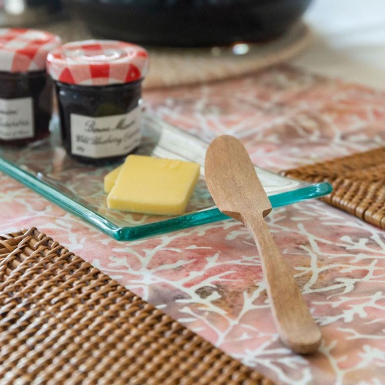 バターナイフ 育てる木のカトラリー 天然木 ロンガンウッド 竜眼 無塗装 ハンドメイド キッチン雑貨 おしゃれ アジアン雑貨 インテリア雑貨 51229 | ブランド登録なし | 08