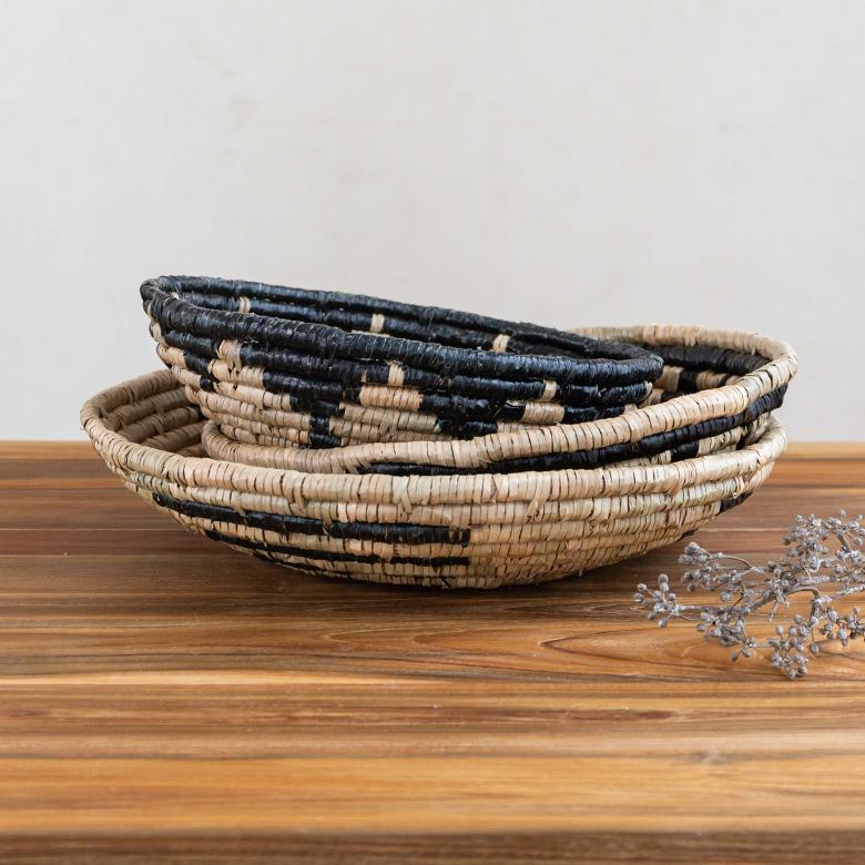 壁飾り ウォールデコレーション シーグラス製 壁掛け トレイ トレー BOHO トライバル モダン アフリカン エスニック 収納 バスケット 51246 | ブランド登録なし | 10