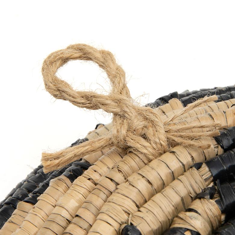 壁飾り ウォールデコレーション シーグラス製 壁掛け トレイ トレー BOHO トライバル モダン アフリカン エスニック 収納 バスケット 51247 | ブランド登録なし | 16