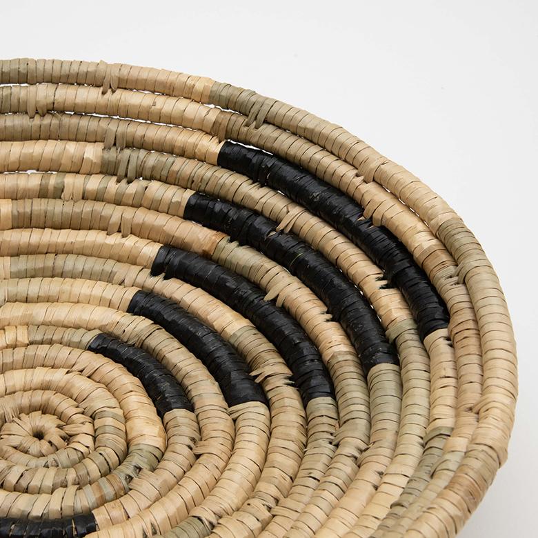 壁飾り ウォールデコレーション シーグラス製 壁掛け トレイ トレー BOHO トライバル モダン アフリカン エスニック 収納 バスケット 51248 | ブランド登録なし | 09