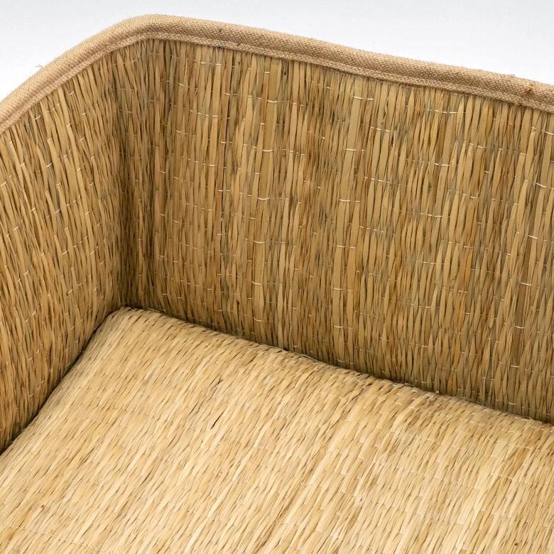 バスケット かご シーグラス 持ち手つき スクエア ストライプ ブラック 黒 収納バスケット 収納かご ランドリーバスケット 51249 | ELEMENTS（インテリア） | 18