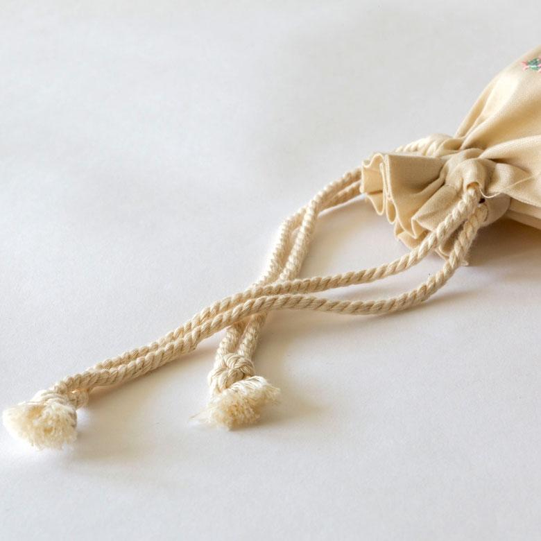 巾着袋 Sサイズ ベトナム 刺繍 オリジナル ポーチ ベトナム雑貨 ギフト プレゼント お土産 ハンドメイド おしゃれ リゾート 西海岸 Gio ha ジョーハ 51255 | ブランド登録なし | 12