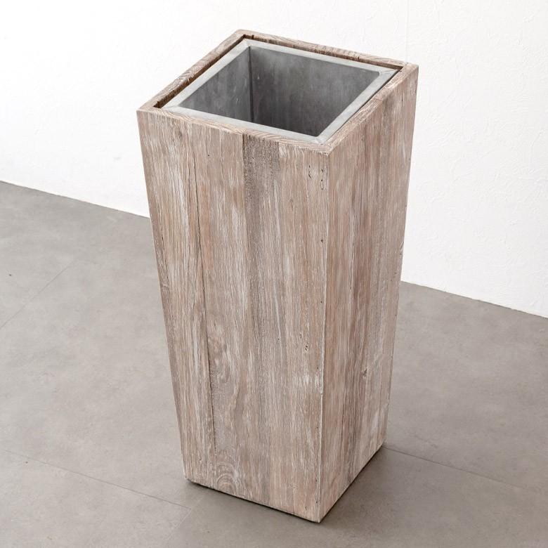 傘立て カサ立て 傘たて 玄関 アンブレラスタンド ホワイトウォッシュ 業務用 スリム 店舗用 アンブレラホルダー 角型 天然木製 アンティーク風 古木 51257-wh | ELEMENTS（インテリア） | 12