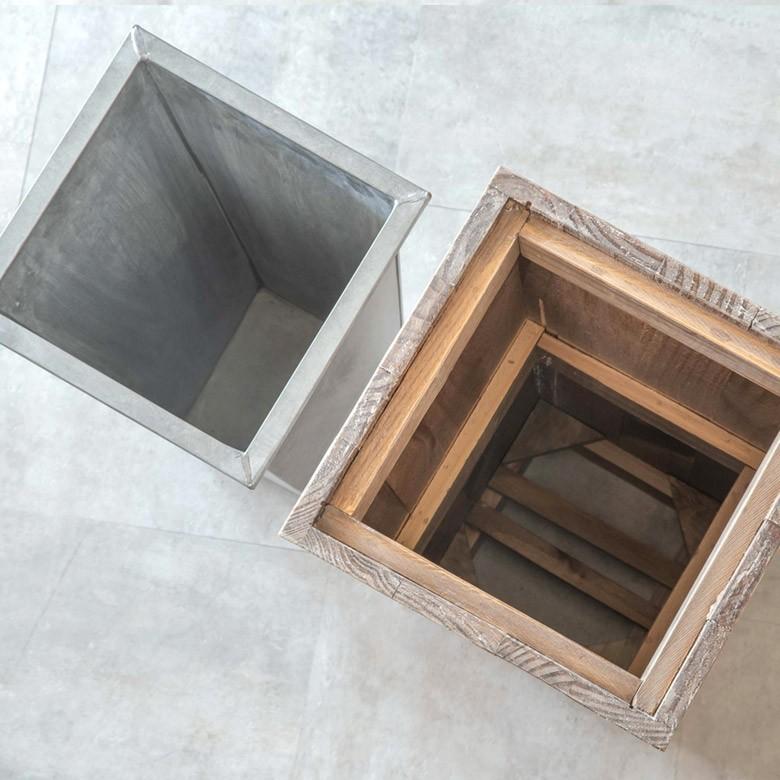 傘立て カサ立て 傘たて 玄関 アンブレラスタンド ホワイトウォッシュ 業務用 スリム 店舗用 アンブレラホルダー 角型 天然木製 アンティーク風 古木 51257-wh | ELEMENTS（インテリア） | 18