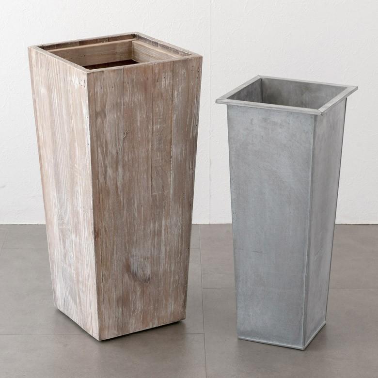 傘立て カサ立て 傘たて 玄関 アンブレラスタンド ホワイトウォッシュ 業務用 スリム 店舗用 アンブレラホルダー 角型 天然木製 アンティーク風 古木 51257-wh | ELEMENTS（インテリア） | 04