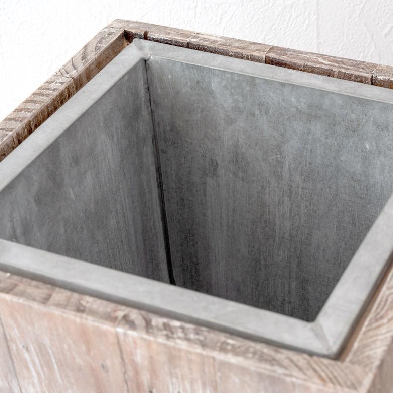 傘立て カサ立て 傘たて 玄関 アンブレラスタンド ホワイトウォッシュ 業務用 スリム 店舗用 アンブレラホルダー 角型 天然木製 アンティーク風 古木 51257-wh | ELEMENTS（インテリア） | 07