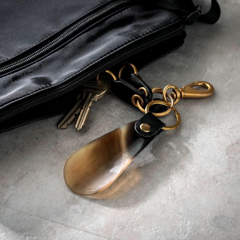 シューホーン 靴べら キャトルホーン 携帯 ミニ スモール サイズ キャトルホーン キーホルダー ギフト プレゼント 父の日 誕生日 おしゃれ 51258 | ブランド登録なし | 06