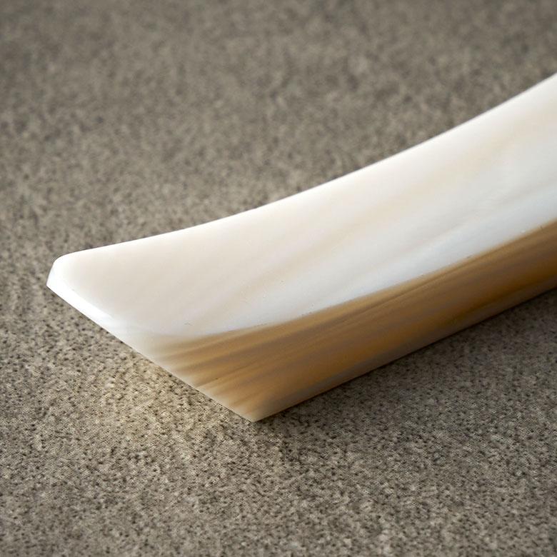 箸置き カトラリーレスト シェル 貝 ホワイト ロング シンプル カフェ カトラリースタンド ハンドメイド かわいい リゾート ギフト 51261 | ELEMENTS（インテリア） | 01