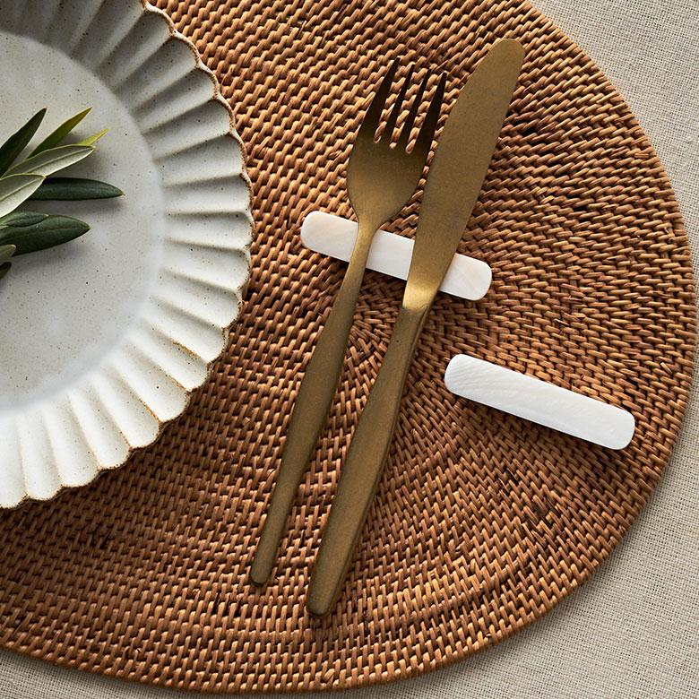 箸置き カトラリーレスト シェル 貝 ホワイト ロング シンプル カフェ カトラリースタンド ハンドメイド かわいい リゾート ギフト 51261 | ELEMENTS（インテリア） | 09