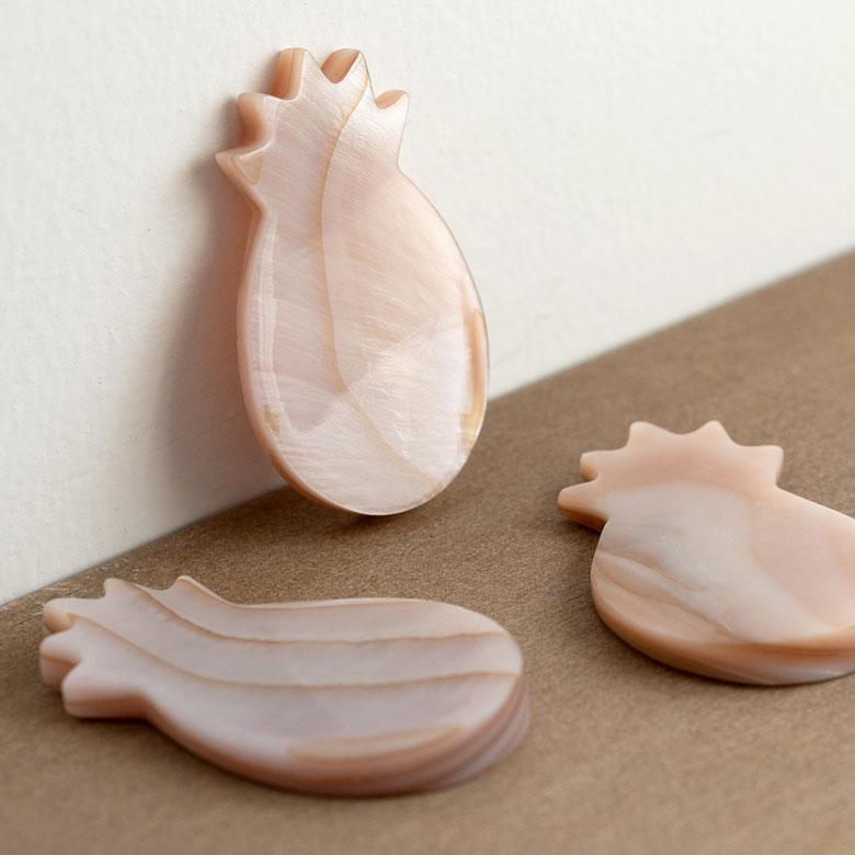 箸置き カトラリーレスト シェル 貝 パイナップル ピンク シンプル カフェ カトラリースタンド ハンドメイド かわいい ハワイアン ギフト 51264 | ELEMENTS（インテリア） | 12