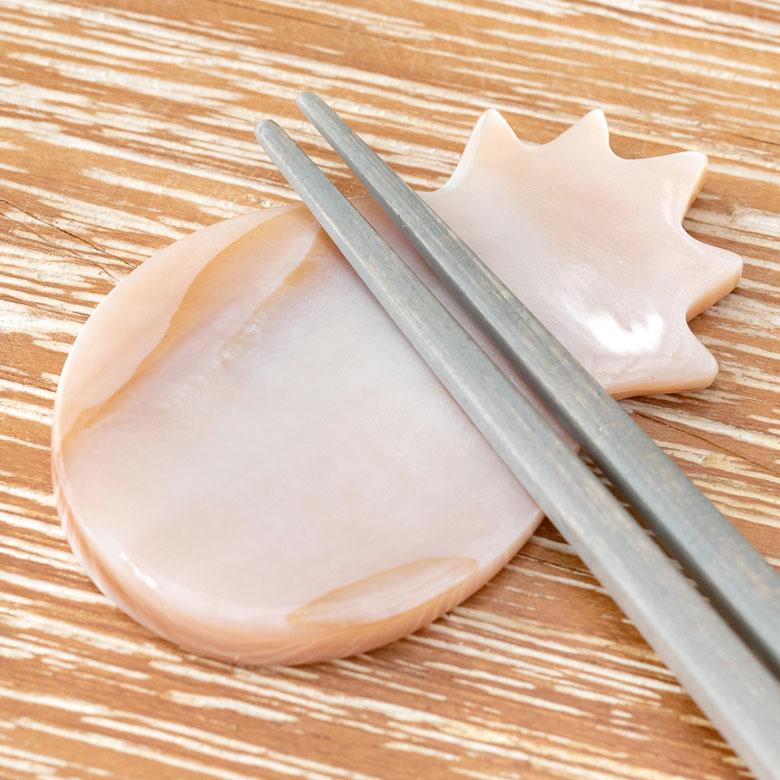 箸置き カトラリーレスト シェル 貝 パイナップル ピンク シンプル カフェ カトラリースタンド ハンドメイド かわいい ハワイアン ギフト 51264 | ELEMENTS（インテリア） | 16