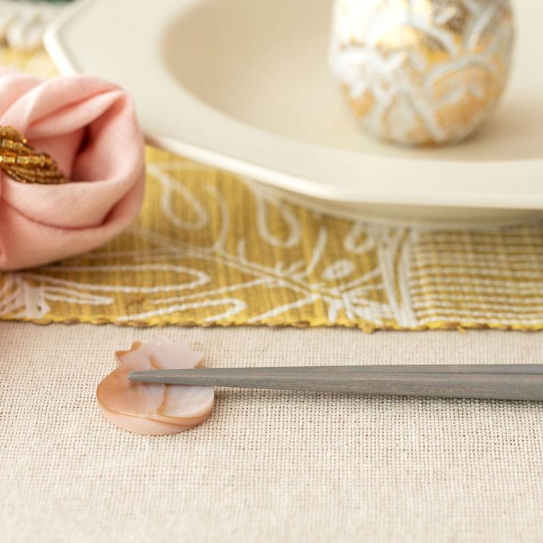 箸置き カトラリーレスト シェル 貝 パイナップル ピンク シンプル カフェ カトラリースタンド ハンドメイド かわいい ハワイアン ギフト 51264 | ELEMENTS（インテリア） | 17