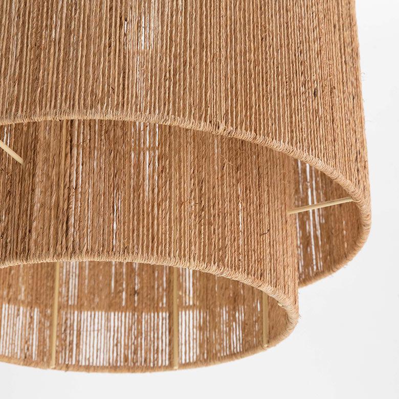 ペンダントライト ランプシェード ジュート 麻 1灯 口金26 60W LED対応 約 径 41cm 高さ 45cm 天井照明 インテリア 照明 ランプ シェード ライト 51275 | ELEMENTS（インテリア） | 14