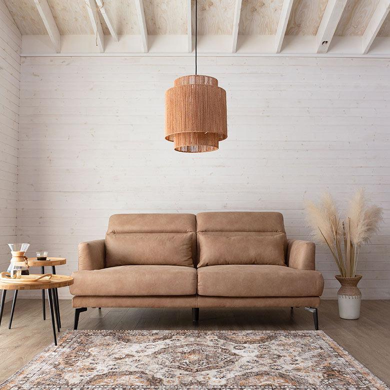 ペンダントライト ランプシェード ジュート 麻 1灯 口金26 60W LED対応 約 径 41cm 高さ 45cm 天井照明 インテリア 照明 ランプ シェード ライト 51275 | ELEMENTS（インテリア） | 05