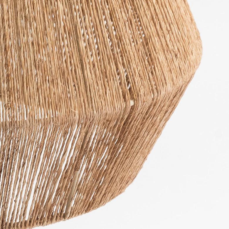 ペンダントライト ランプシェード ジュート 麻 1灯 口金E26 60W LED対応 約 径 40cm 高さ 36cm 天井照明 インテリア 照明 ランプ シェード ライト 51276 | ELEMENTS（インテリア） | 01