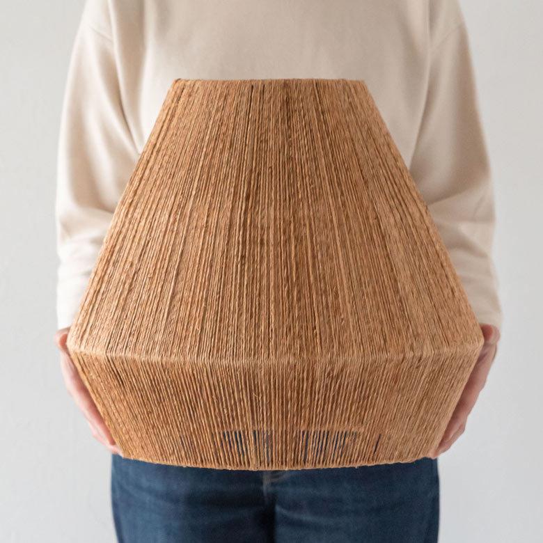 ペンダントライト ランプシェード ジュート 麻 1灯 口金E26 60W LED対応 約 径 40cm 高さ 36cm 天井照明 インテリア 照明 ランプ シェード ライト 51276 | ELEMENTS（インテリア） | 04