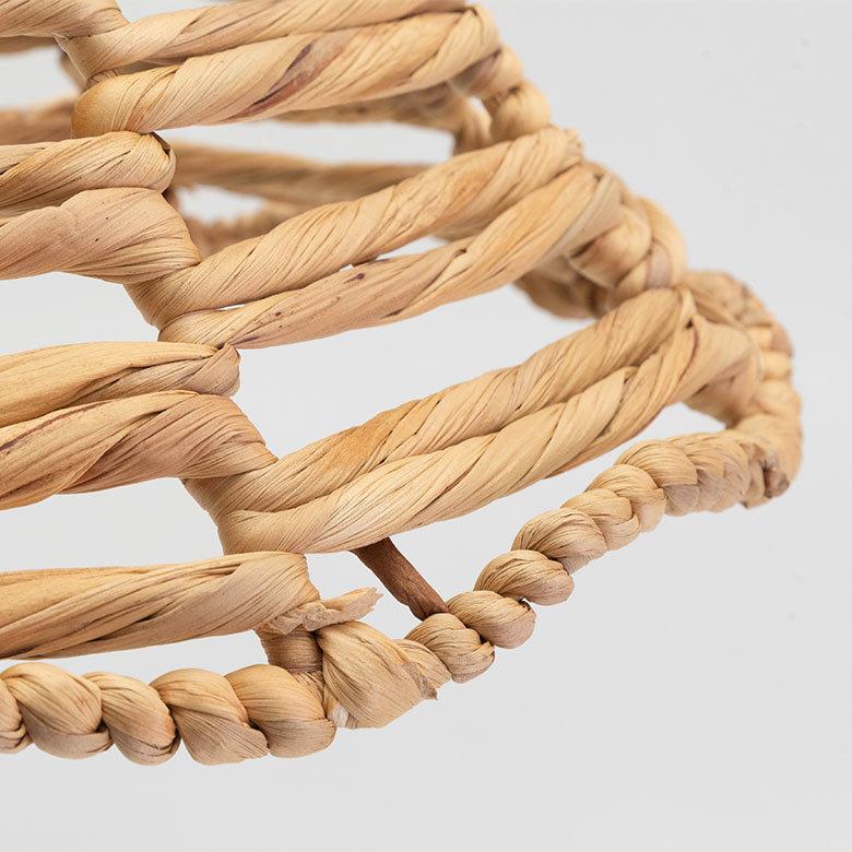 ペンダントライト ランプシェード ウォーターヒヤシンス 1灯 口金E26 60W LED対応 径 42cm 高さ 42cm 天井照明 インテリア 照明 ランプ シェード ライト 51277 | ELEMENTS（インテリア） | 01