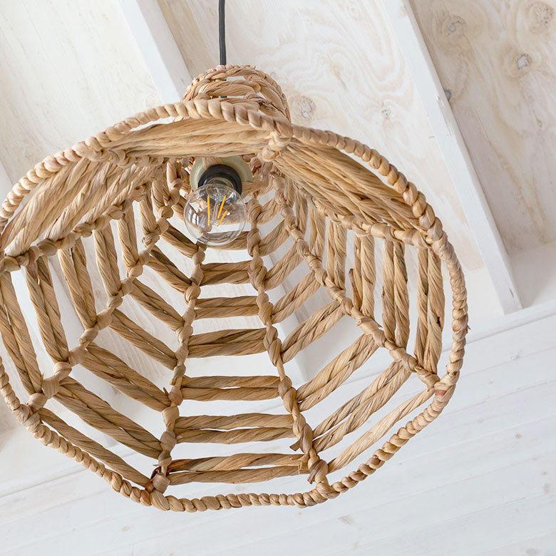 ペンダントライト ランプシェード ウォーターヒヤシンス 1灯 口金E26 60W LED対応 径 42cm 高さ 42cm 天井照明 インテリア 照明 ランプ シェード ライト 51277 | ELEMENTS（インテリア） | 10