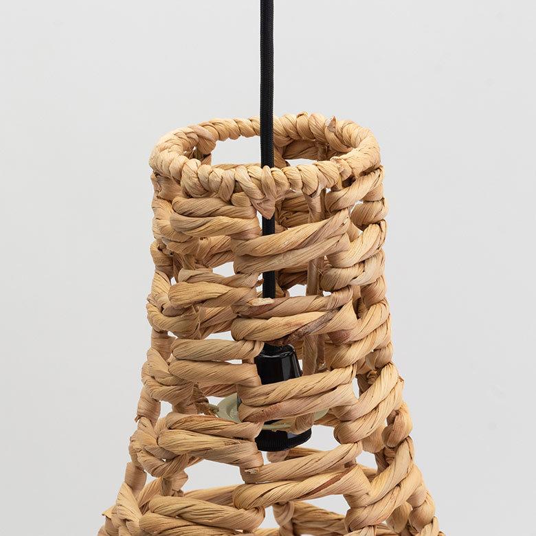 ペンダントライト ランプシェード ウォーターヒヤシンス 1灯 口金E26 60W LED対応 径 42cm 高さ 42cm 天井照明 インテリア 照明 ランプ シェード ライト 51277 | ELEMENTS（インテリア） | 06