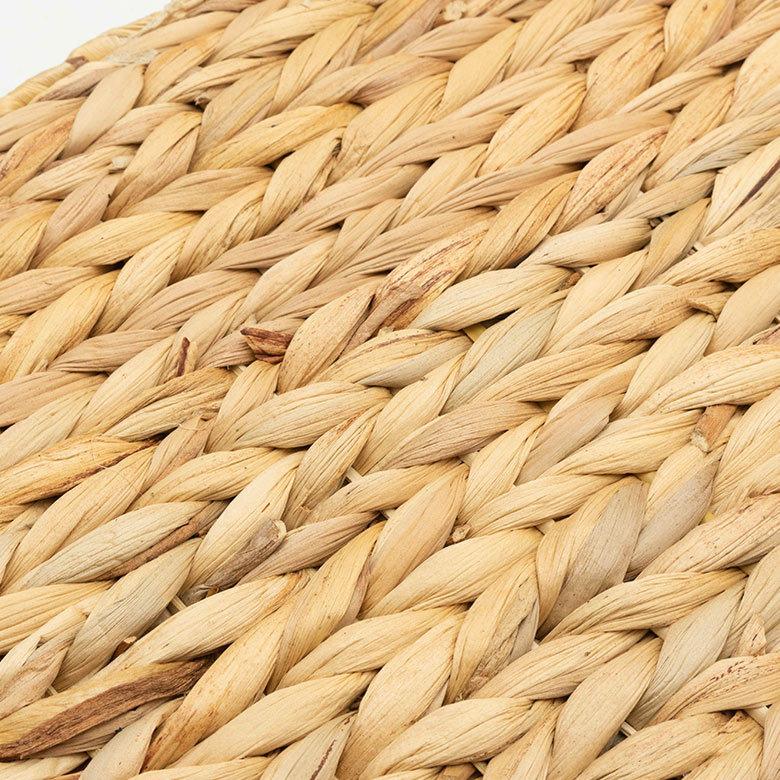 かご バスケット ウォーターヒヤシンス Mサイズ ふた 付き 収納 ボックス 雑貨 入れ ケース ハンドル 持ち手 おしゃれ 北欧 リゾート ナチュラル  西海岸 51278 | ELEMENTS（インテリア） | 01