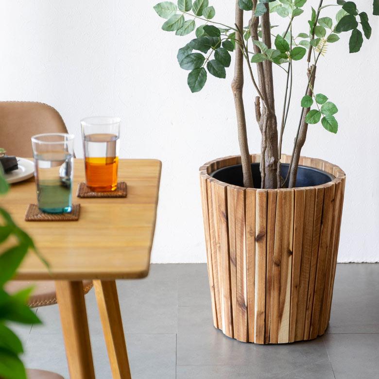 プランターカバー ウッドプランター ボックス カバー Lサイズ 9