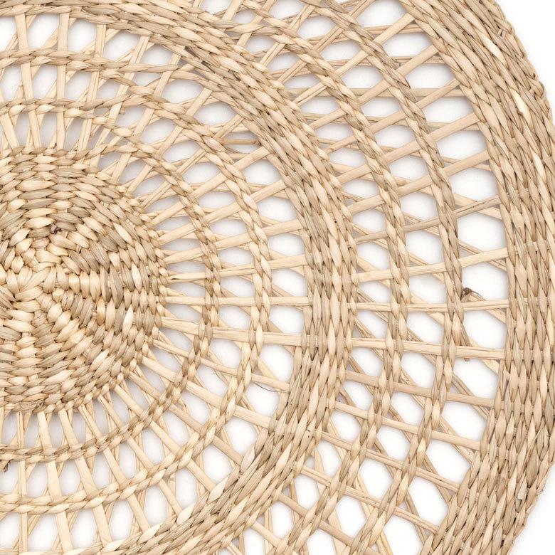 ランチョンマット プレースマット W約38cm シーグラス テーブルコーディネート アジアン リゾート エスニック  51288 | ELEMENTS（インテリア） | 01