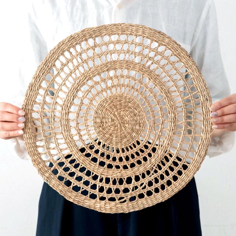 ランチョンマット プレースマット W約38cm シーグラス テーブルコーディネート アジアン リゾート エスニック  51288 | ELEMENTS（インテリア） | 06