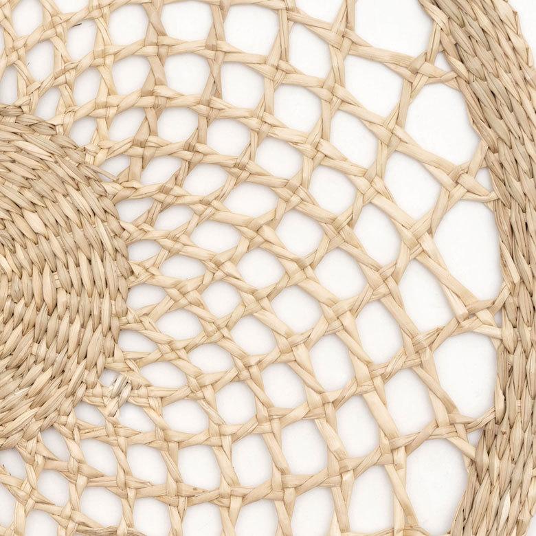 ランチョンマット プレースマット W約38cm シーグラス テーブルコーディネート アジアン リゾート エスニック  51289 | ELEMENTS（インテリア） | 01