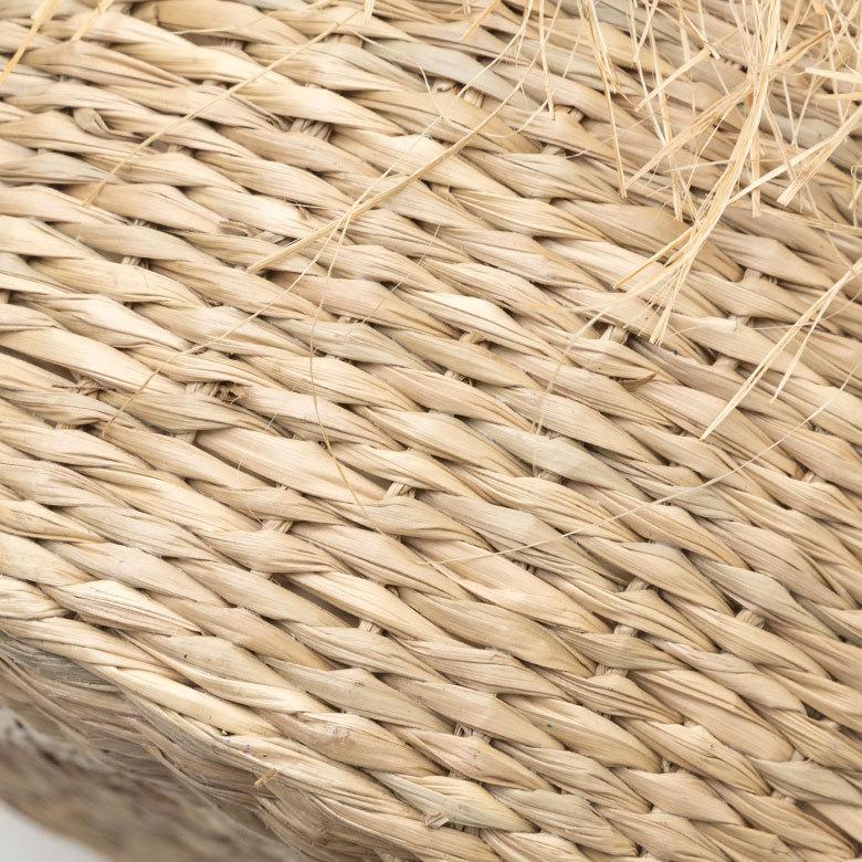 バスケット フリンジ 収納ボックス かご バスケット シーグラス W約25cm プランターカバー アジアン  店舗用 51290 | ELEMENTS（インテリア） | 11