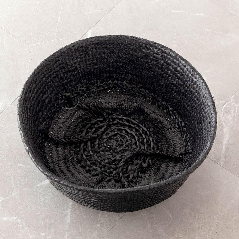 バスケット 収納ボックス かご シーグラス W約30cm ハンドル付き リビング リゾート アジアン おしゃれ 店舗用 51292 | ELEMENTS（インテリア） | 11