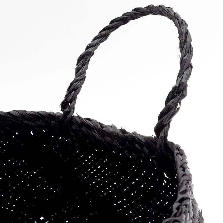 バスケット 収納ボックス かご シーグラス W約30cm ハンドル付き リビング リゾート アジアン おしゃれ 店舗用 51292 | ELEMENTS（インテリア） | 13