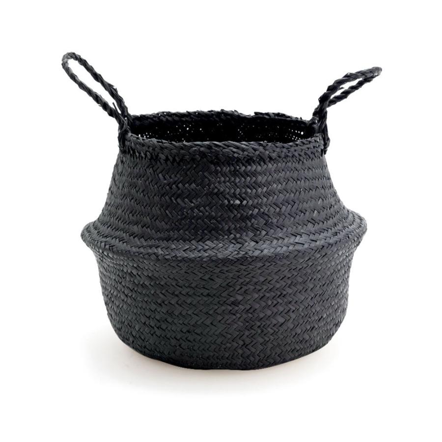 バスケット 収納ボックス かご シーグラス W約30cm ハンドル付き リビング リゾート アジアン おしゃれ 店舗用 51292 | ELEMENTS（インテリア） | 19