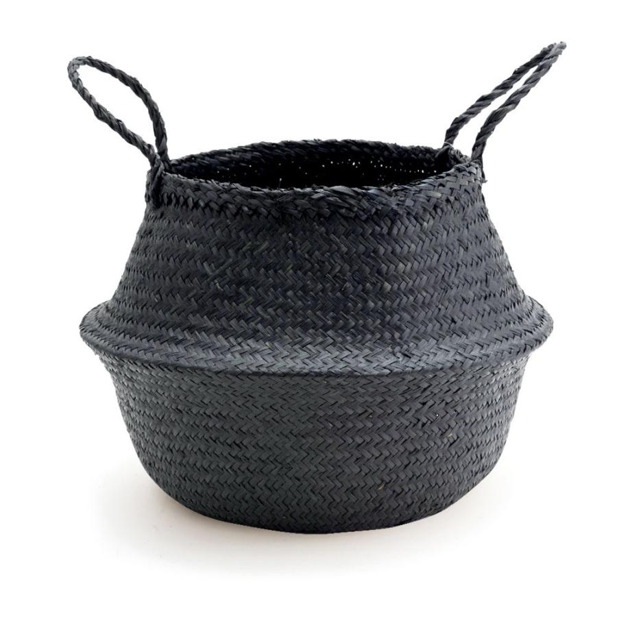 バスケット 収納ボックス かご シーグラス W約35cm ハンドル付き リビング リゾート アジアン おしゃれ 店舗用 51293 | ELEMENTS（インテリア） | 19