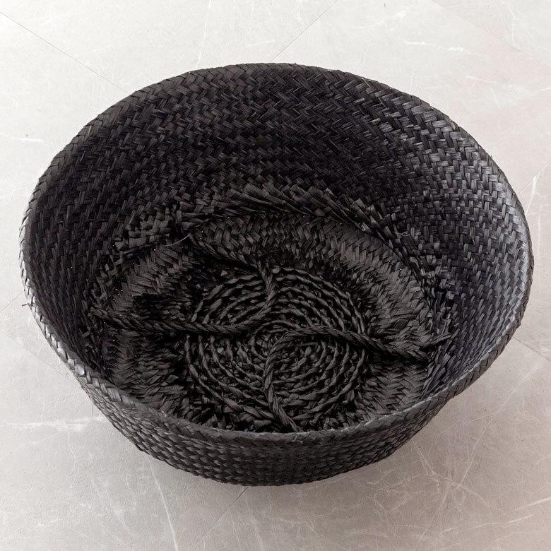 バスケット 収納ボックス かご シーグラス W約40cm ハンドル付き リビング リゾート アジアン おしゃれ 店舗用 51294 | ELEMENTS（インテリア） | 11