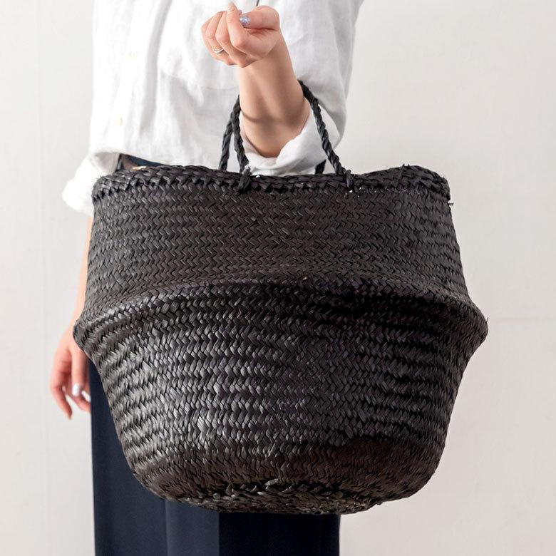 ELEMENTS（インテリア） バスケット 収納ボックス かご シーグラス W約