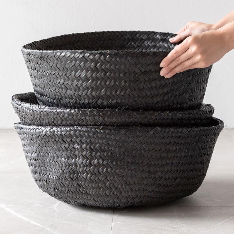 インテリア籠 ELEMENTS（インテリア） バスケット 収納ボックス かご