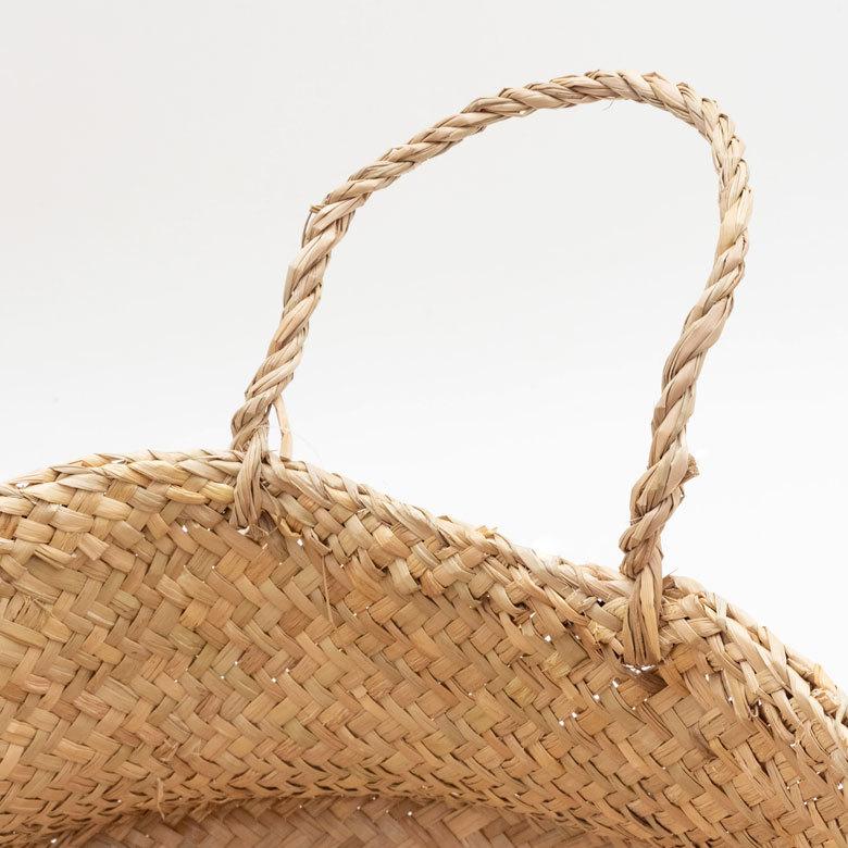 バスケット 収納ボックス かご シーグラス W約40cm ハンドル付き リビング ナ チュラル リゾート アジアン おしゃれ 店舗用 51296 | ELEMENTS（インテリア） | 13