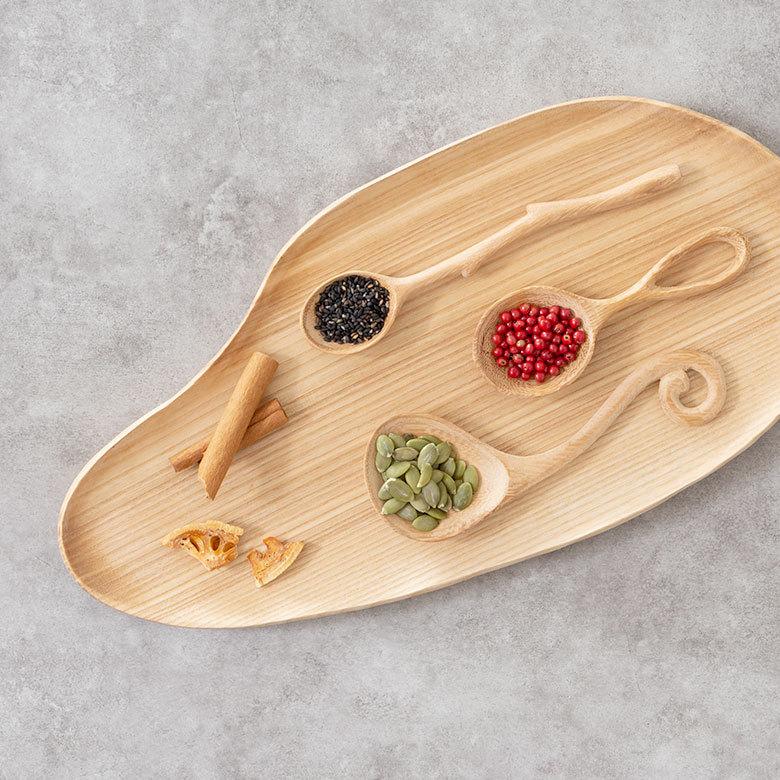 ウッドトレイ オーバル 木製 トレー プレート お皿 キッチン ウッド カフェ 食器 約W34.5cm おしゃれ 北欧 かわいい 51300 | ELEMENTS（インテリア） | 12