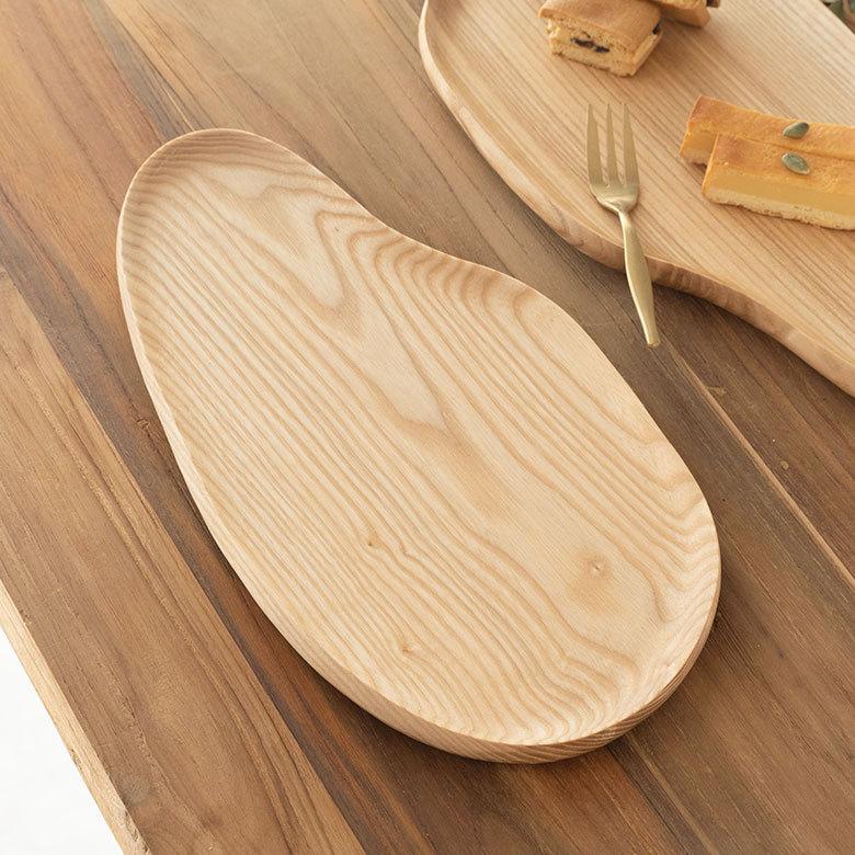 ウッドトレイ オーバル 木製 トレー プレート お皿 キッチン ウッド カフェ 食器 約W34.5cm おしゃれ 北欧 かわいい 51300 | ELEMENTS（インテリア） | 03